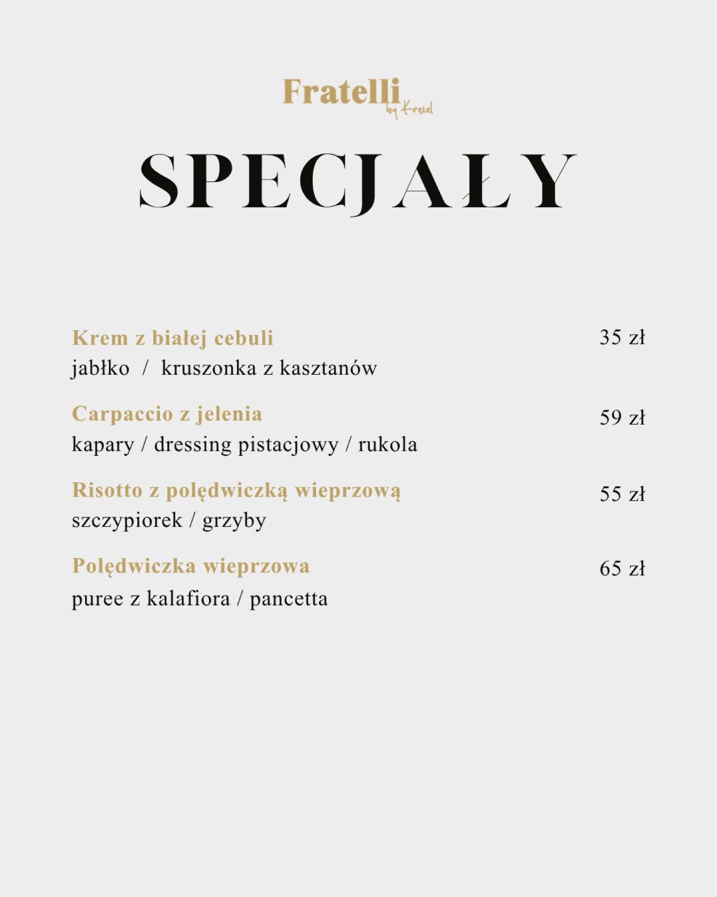 Karta Specjałów