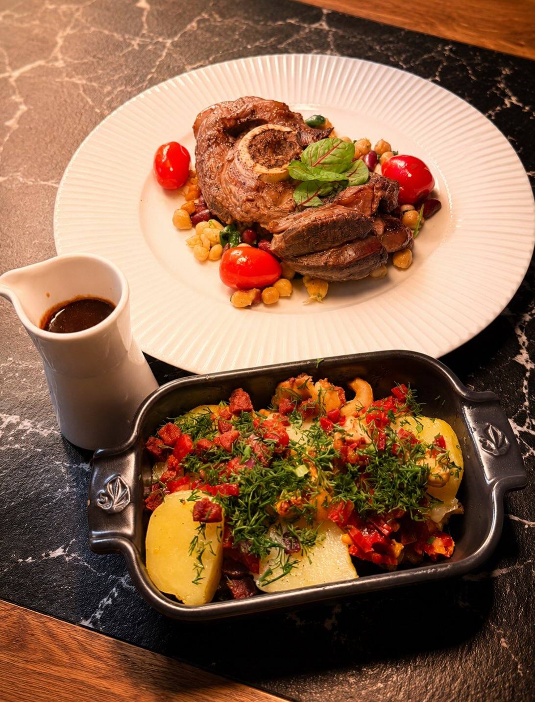 Ossobuco z kurkami